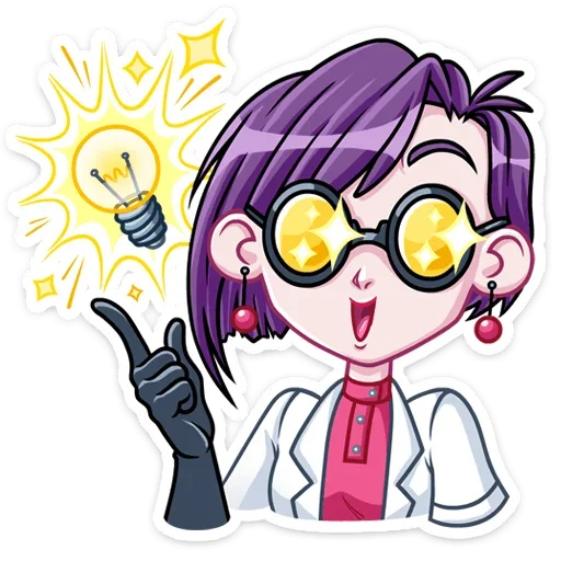 💡 Стикер «Мэри Вольт» для Telegram
