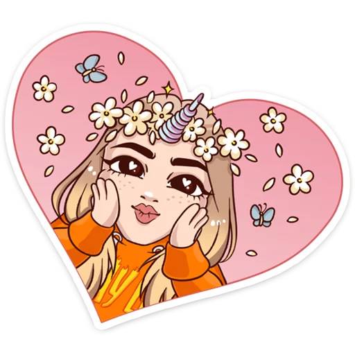 🦄 Стикер «Марьяна Ро» для Telegram