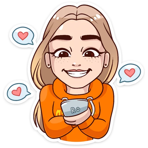 ❤ Стикер «Марьяна Ро» для Telegram