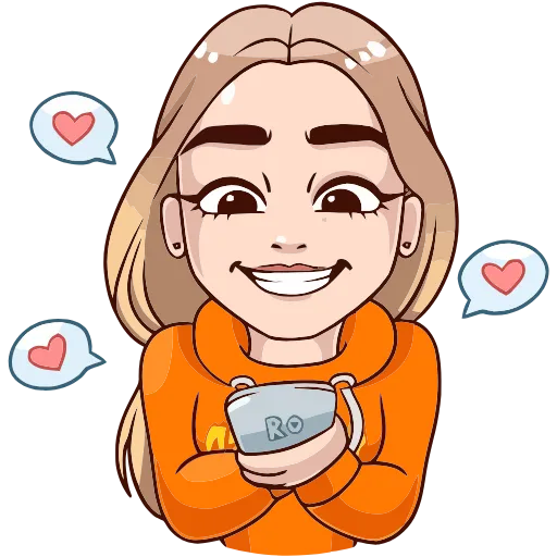 ❤ Эмодзи «Марьяна Ро» для Telegram