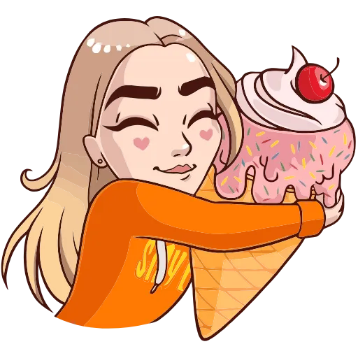 🍦 Эмодзи «Марьяна Ро» для Telegram