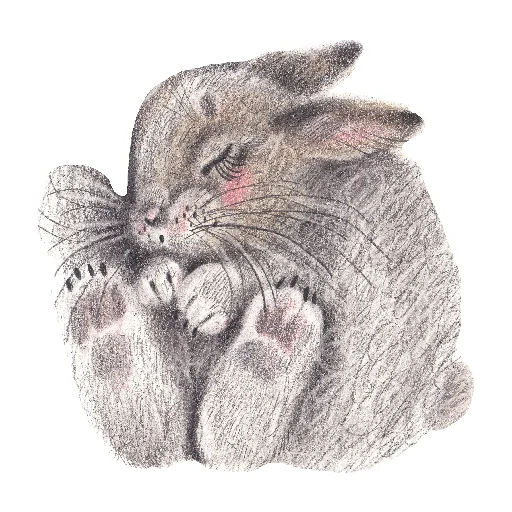 🐇 Стикер «Я с тобой» для Telegram