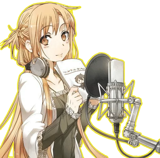 🎤 Стикер «Asuna For ( Scarlet)» для Telegram