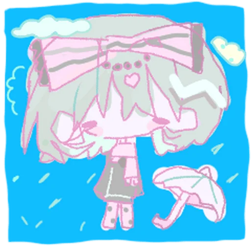 🌧 Стикер «MAS2CHOCO» для Telegram