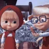 Стикер 4 🤩 Маша и медведь