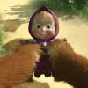 Стикер 27 🤩 Маша и медведь