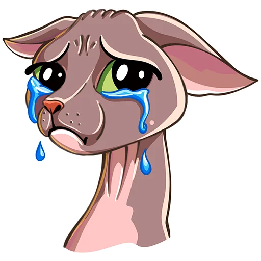 😭 Стикер «Маша Сфинкс» для Telegram
