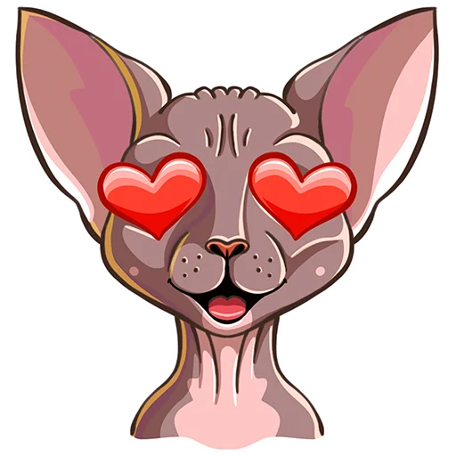 😍 Стикер «Маша Сфинкс» для Telegram