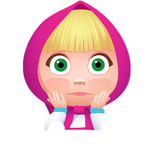😱 Стикер «Маша Мишка и друзья Без Текста» для Telegram