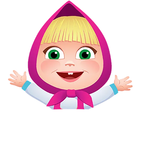 🤗 Стикер «Маша Мишка и друзья Без Текста» для Telegram