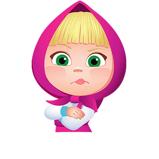😒 Стикер «Маша Мишка и друзья Без Текста» для Telegram