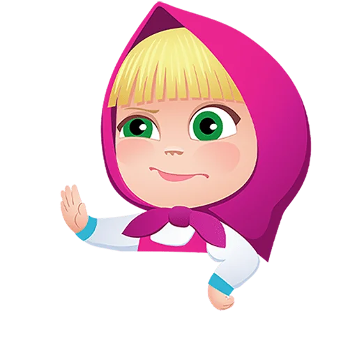 💅 Стикер «Маша Мишка и друзья Без Текста» для Telegram