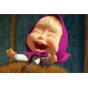 Стикер 32 Маша и Медведь - эмодзи с героями детского мультика