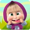 Маша и Медведь - эмодзи с героями детского мультика