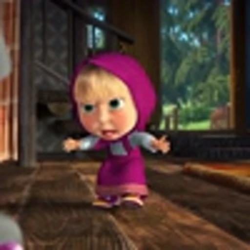 🎡 Эмодзи «Маша и медведь» для Telegram