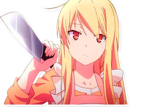 😡 Стикер «Mashiro Shiina» для Telegram