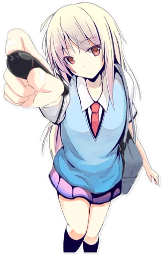 🖋 Стикер «Mashiro Shiina» для Telegram