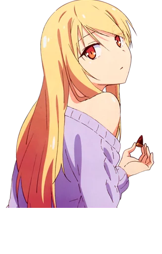 🍏 Стикер «Mashiro Shiina» для Telegram