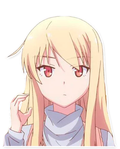 😺 Стикер «Mashiro Shiina» для Telegram