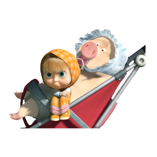 😤 Стикер «Маша и Медведь» для Telegram