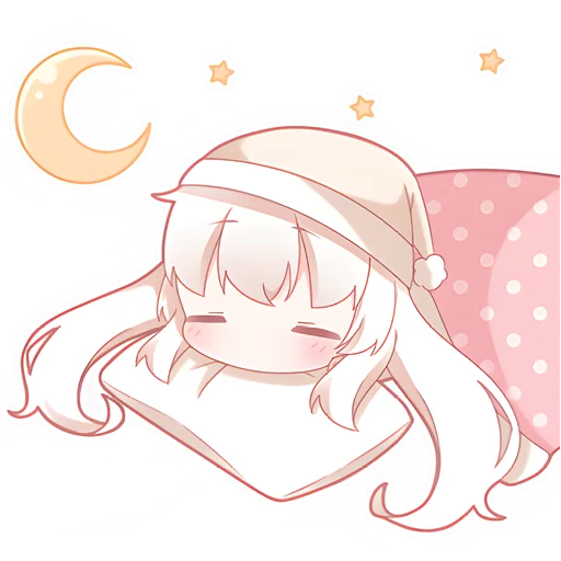 😴 Стикер «Масиро чан» для Telegram