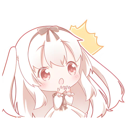 👸 Стикер «Масиро-чан» для Telegram