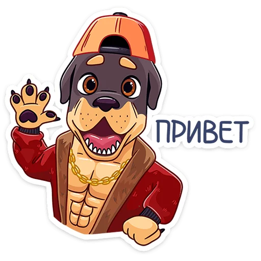 👋 Стикер «ВК выпустил мини пак с ведущими шоу Маска на НТВ.» для Telegram