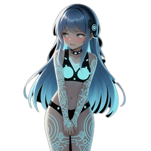 🙁 Стикер «Reborn тян» для Telegram