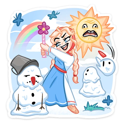 🥵 Стикер «Маслёна» для Telegram