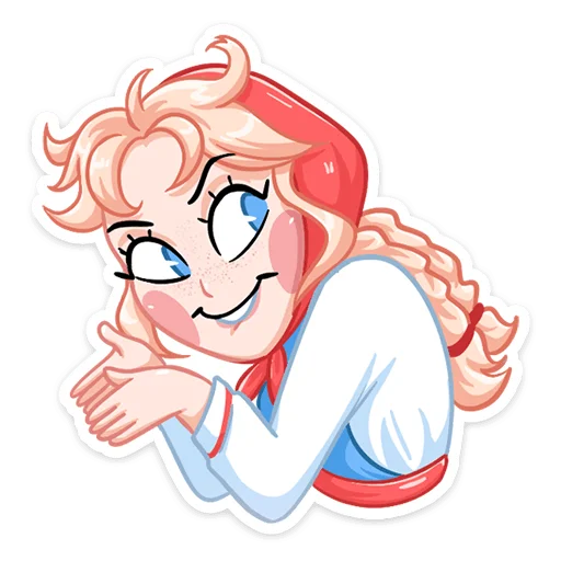😈 Стикер «Маслёна» для Telegram