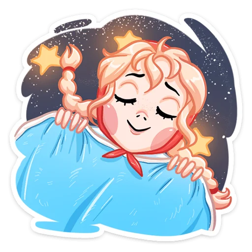 💤 Стикер «Маслёна» для Telegram