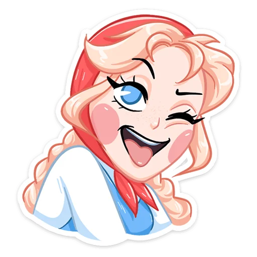 😃 Стикер «Маслёна» для Telegram