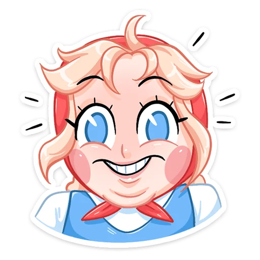 😬 Стикер «Маслёна» для Telegram