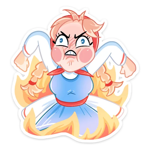😡 Стикер «Маслёна» для Telegram