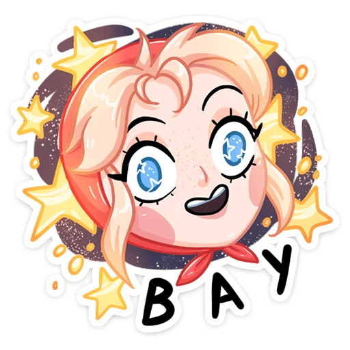 🤩 Стикер «Маслёна» для Telegram