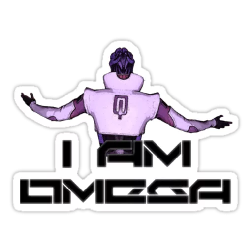 😠 Стикер «Mass Effect» для Telegram