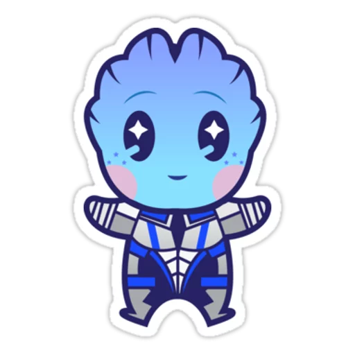 👸 Стикер «Mass Effect» для Telegram