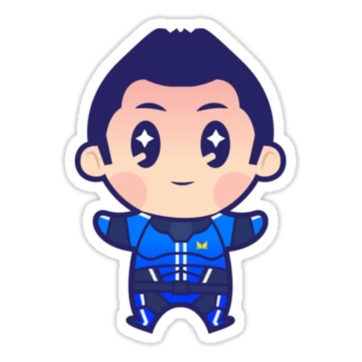 👱 Стикер «Mass Effect» для Telegram