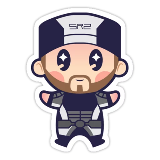 😄 Стикер «Mass Effect» для Telegram
