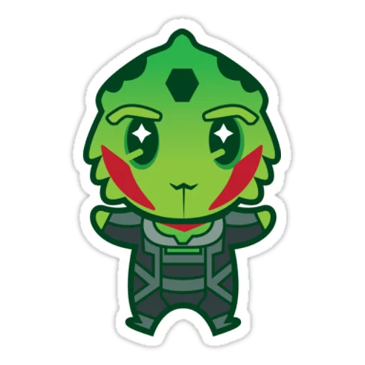 🐊 Стикер «Mass Effect» для Telegram