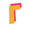 🔤 Эмодзи «Жёлтые буквы с розовой тенью» для Telegram