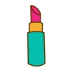 💄 Эмодзи «Жёлтые буквы с розовой тенью» для Telegram