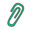 📎 Эмодзи «Жёлтые буквы с розовой тенью» для Telegram