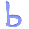 👍 Эмодзи «Синие буквы и цифры» для Telegram