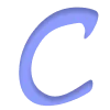 👍 Эмодзи «Синие буквы и цифры» для Telegram