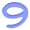 👍 Эмодзи «Синие буквы и цифры» для Telegram