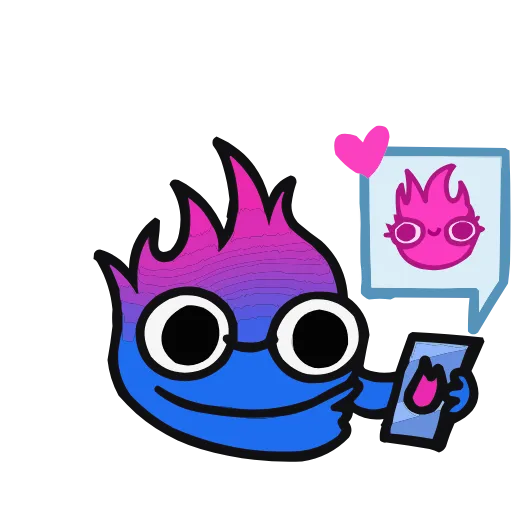 🥰 Эмодзи «Огонёк Мэтч» для Telegram