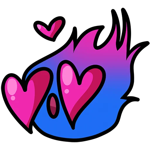 😍 Стикер «Огонек Мэтч Без Текста» для Telegram