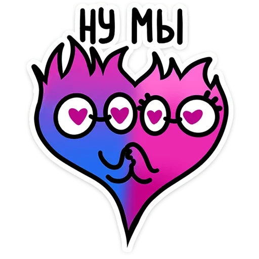 🤗 Стикер «Огонек Мэтч» для Telegram