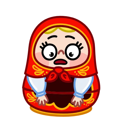 😱 Стикер «Матрена» для Telegram